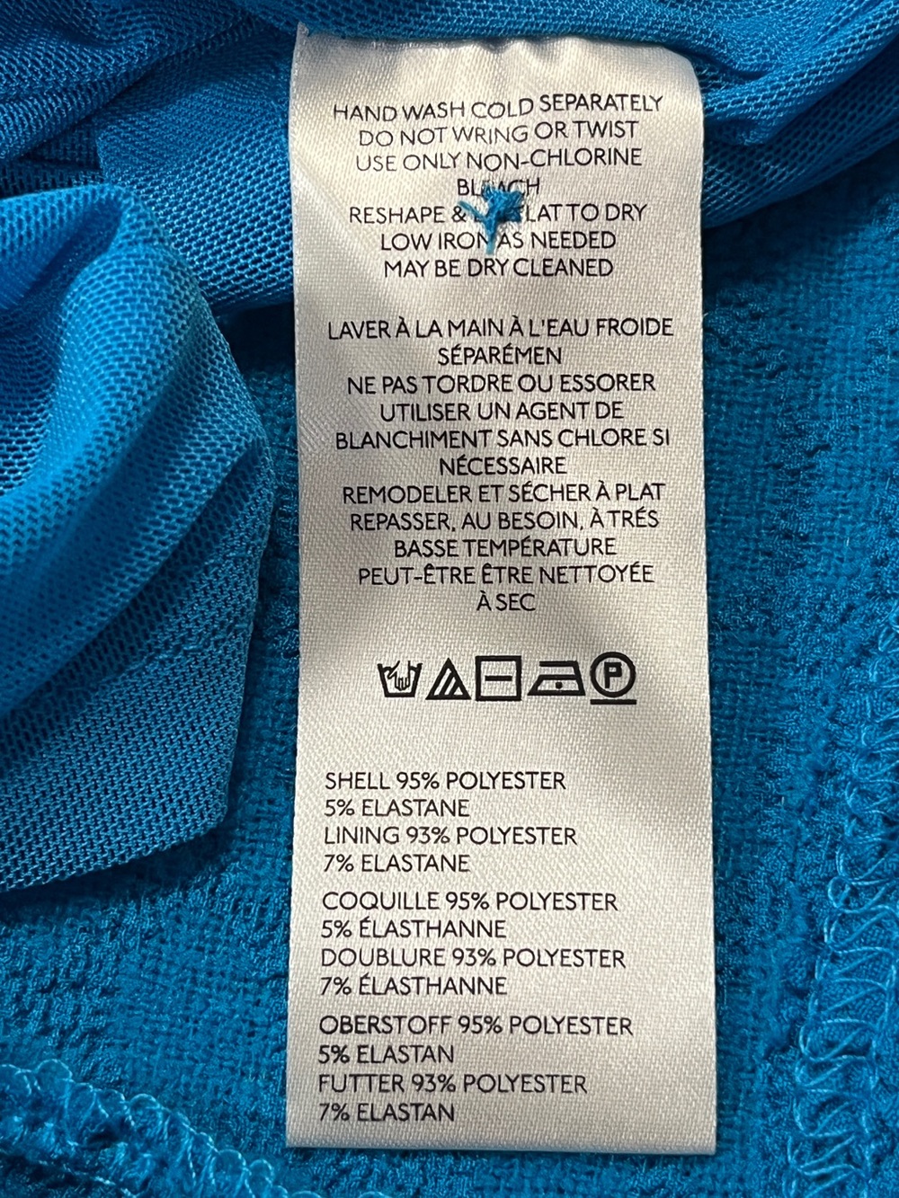 NWT Anthropology Textured Sleeveless Mini Dress in Teal - Picture 5 of 8
